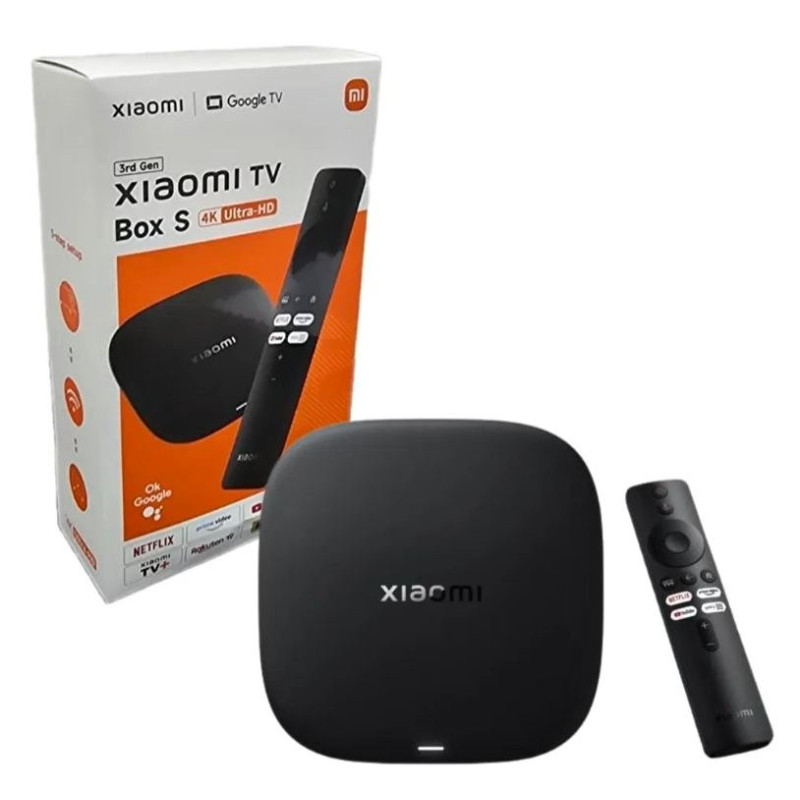 Xiaomi TVBox S 4K 3rd Gen, Google TV 32GB WiFi 6