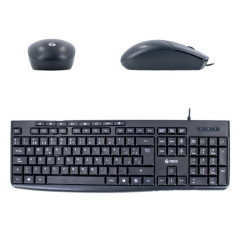 COMBO TECLADO Y MOUSE TEROS TE-5012S | USB| 1000 DPI |3 Botones |105+8 Teclas|