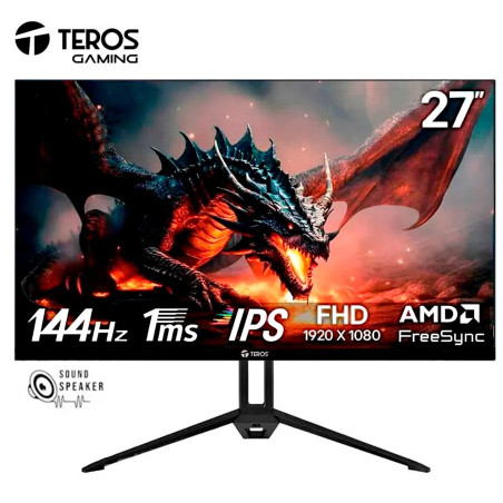 MONITOR TEROS TE-2714S | 27' | FHD | IPS |1920X1080 | HDMI DP| 144 HZ | PARLANTES ❗ FREESYNC