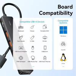 Hub USB 3.2 VENTION | 5 en 1 | 4 PUERTOS USB 3.0 | 01 PUERTO USB C | 10 Gbps