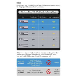 Hub USB C 8 in 1,HDMI 4K, 2 PUERTOS USB 3.0, SD/MicroSD, USB TIPO C de carga/datos, PUERTO RJ45