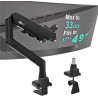 SOPORTE HIDRALICO | PARA MONITOR PLANO/CURVO Desde 17' hasta 49