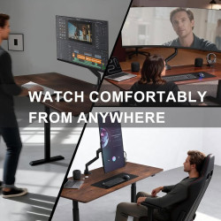 SOPORTE HIDRALICO | PARA MONITOR PLANO/CURVO Desde 17' hasta 49