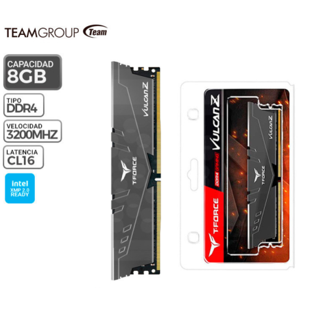 Memoria Ram T-FORCE DDR4 8GB 32000mhz | para PC
