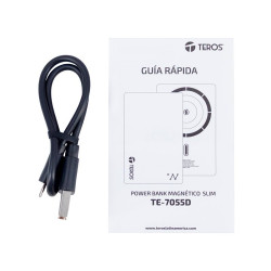 POWERBANK INALAMBRICO | TEROS TE-7055D | 5000 MAH | (3,85 V/19.35 WH) ❗5000Mah❗