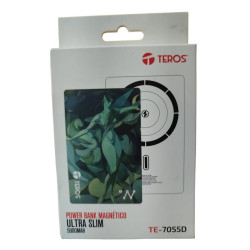 POWERBANK INALAMBRICO | TEROS TE-7055D | 5000 MAH | (3,85 V/19.35 WH) ❗5000Mah❗