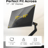 SOPORTE HIDRALICO NB | PARA MONITOR PLANO | desde 17' hasta 32' | para MONITOR de Escritorio | NEGRO PLOMO