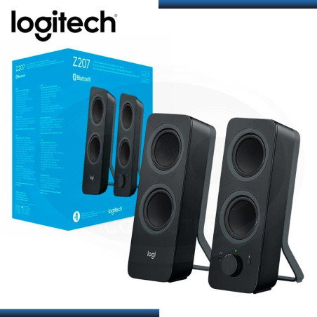 PARLANTE LOGITECH | Z207 | STERO BLACK | BLUETOOTH | JACK AUXILIAR