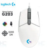 MOUSE LOGITECH G G203 LIGHTSYNC RGB 8000 DPI | USB | WHITE |