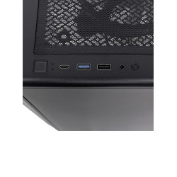 CASE GAMER TEROS TE-1321G | MID TOWER | USB 3.0 / USB 2.0 | AUDIO | VENTILADOR ARGB | NEGRO