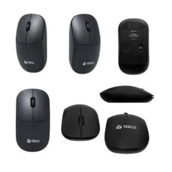 MOUSE INALAMBRICO TEROS TE-1217S | 3 BOTONES | DPI 1000 |