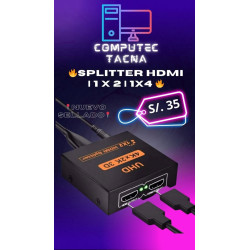 Splitter Hdmi | 1 X 2 | 1x4