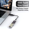 CASE PARA SSD M2 NVME/SATA A USB/USB C