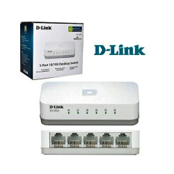 Switch D-Link DES-1005A, 5 puertos RJ-45 10/100 Mbps