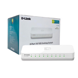 Switch D-Link DES-1008C, 8 puertos RJ-45 10/100 Mbps