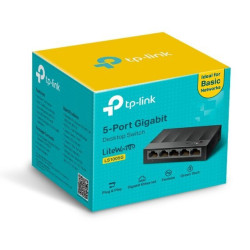 SWITCH TP-LINK | GIBABIT LITEWAVE LS1005G | 05 PUERTOS | 10/100/1000 Mbps