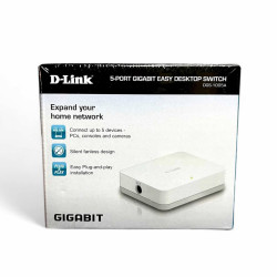 SWITCH D-LINK GIBABIT DGS-1005A | 05 PUERTOS | 10/100/1000 Mbps