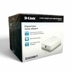 SWITCH D-LINK GIBABIT DGS-1005A | 05 PUERTOS | 10/100/1000 Mbps