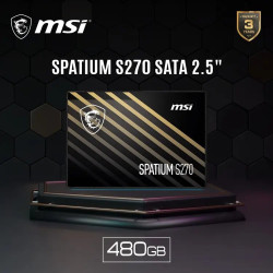DISCO SOLIDO SATA MSI SPATIUM S270 | 480GB