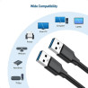 CABLE USB 3.0 MACHO A MACHO | 0.45 m